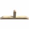 Ekena Millwork Portland Rough Sawn Timber Gable Bracket, Douglas Fir, 72"W x 27"H x 6"D x 6"F, 9/12 Pitch GBW072X27X0606POR00RDF - alternate 2